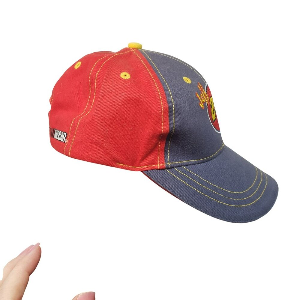 NEW Jeff Gordon 24 Nascar Blue Red Hat Baseball Cap Chase Authentics - Picture 3 of 11